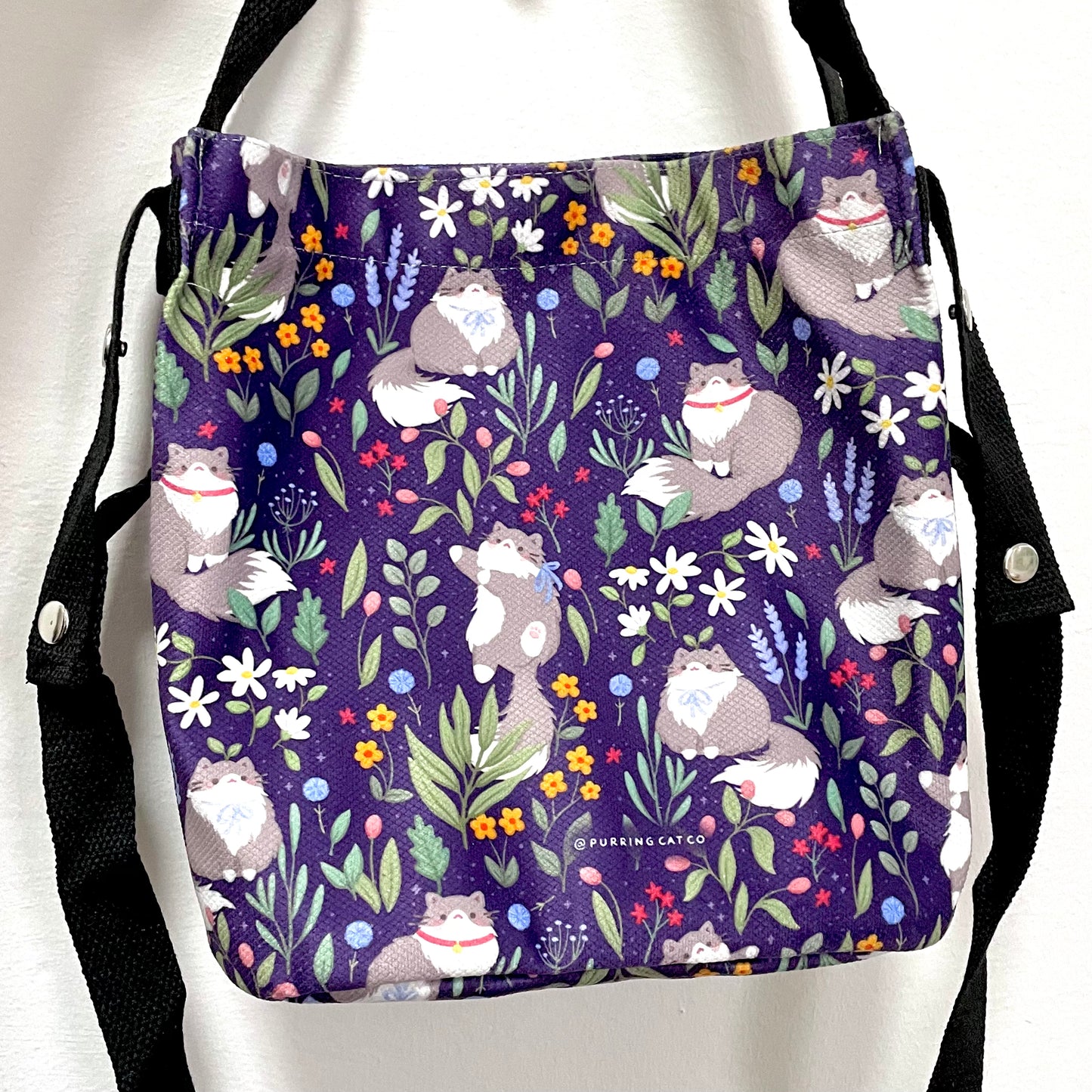 Secret Garden Sling Bag (Navy)