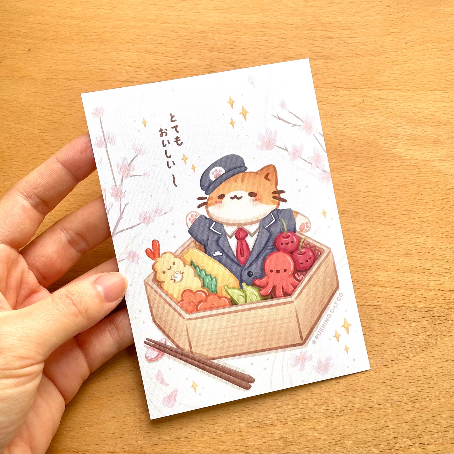 Cat Bento Art Print