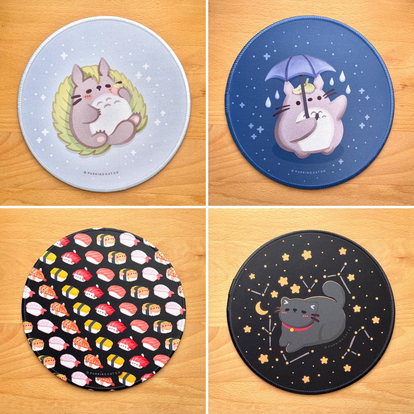 Round Desk Mats II