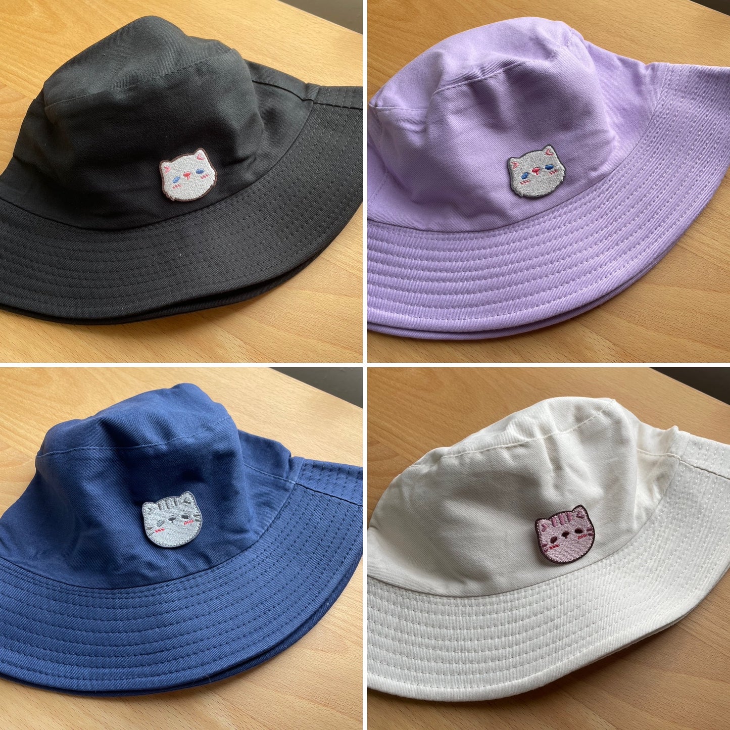 Cat Face Bucket Hats