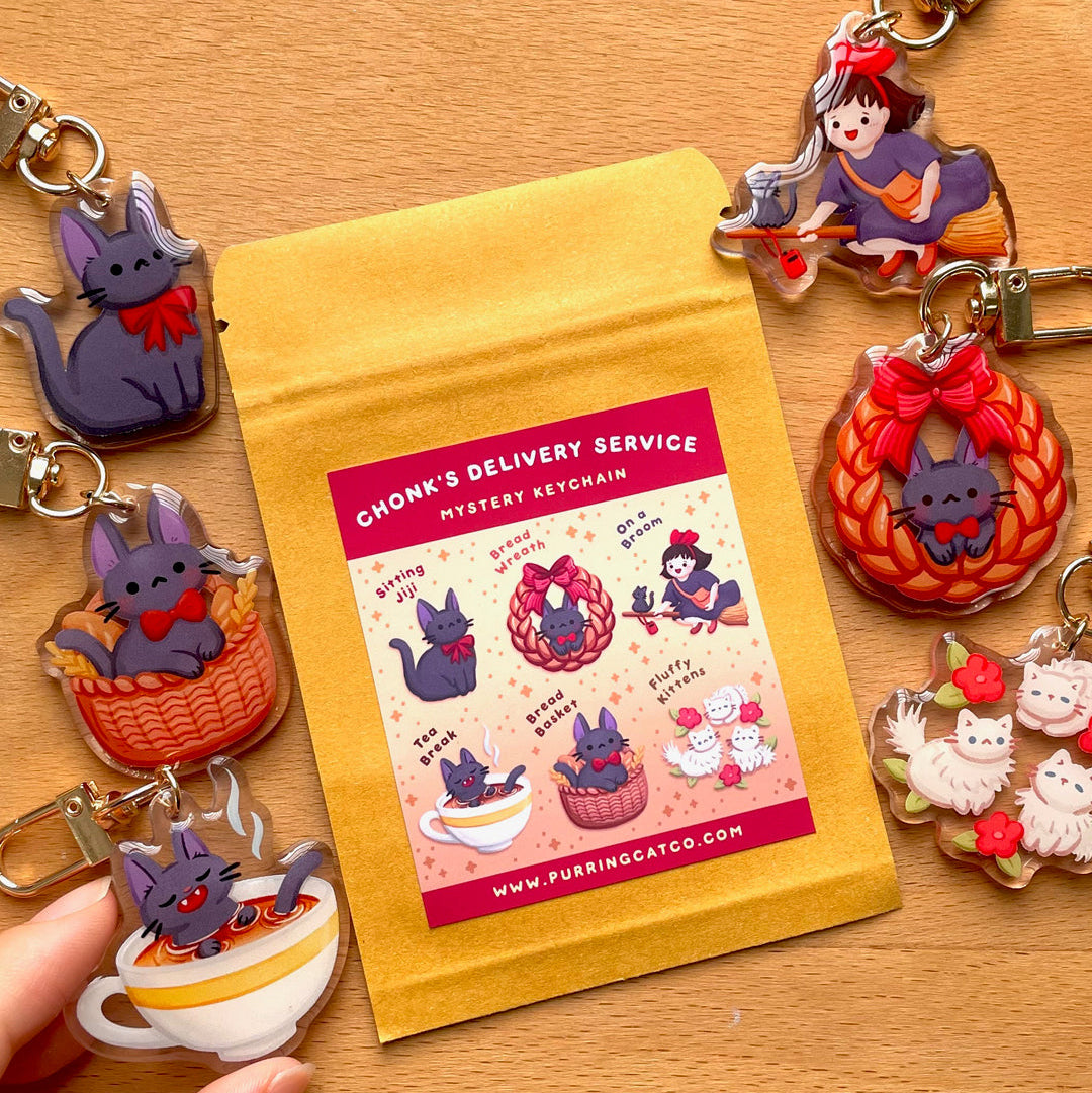 Chonks Delivery Service Acrylic Keychains