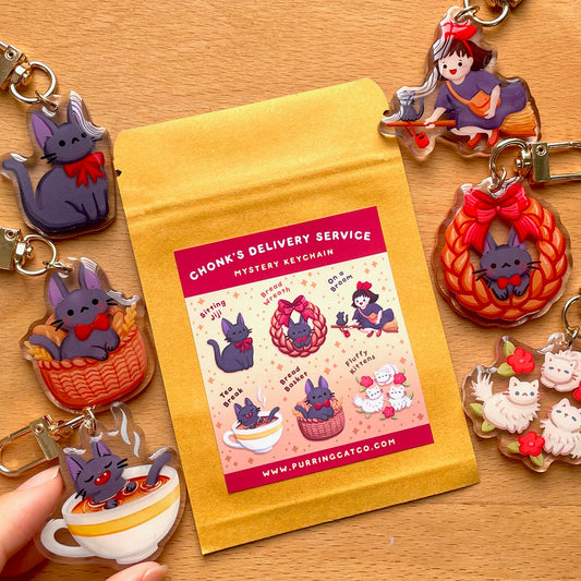 Chonks Delivery Service Acrylic Keychains