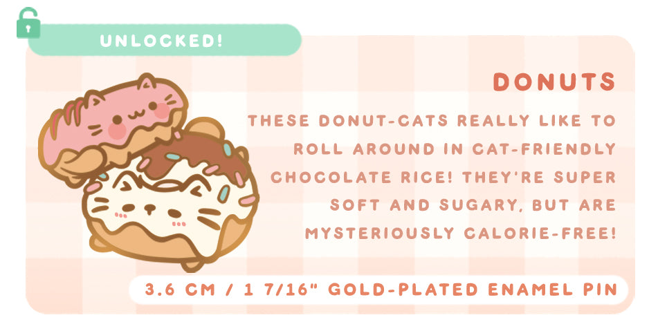 Chonky Cat Bakery Enamel Pins