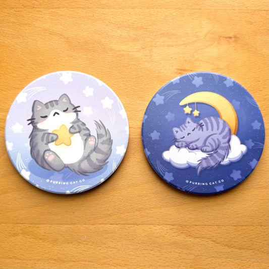 Celestial Cat Coasters