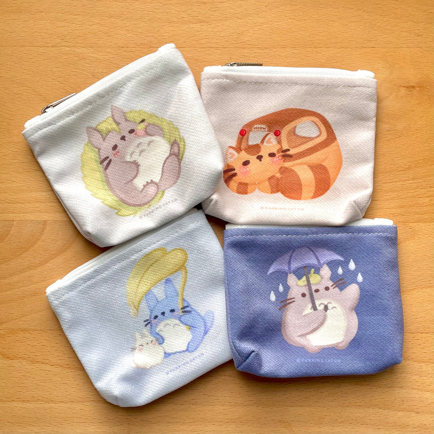 Coin Pouches VII (TotoroCats)