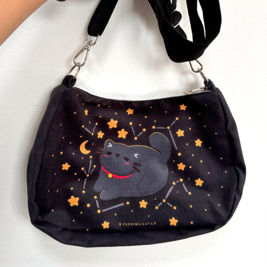 Night Sky Zipped Sling Bag