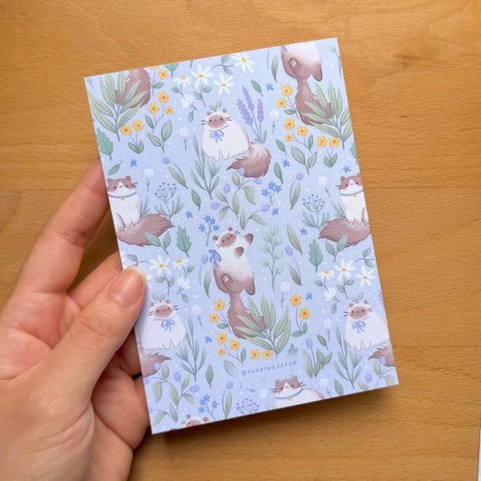 Secret Garden Art Print (Light blue)