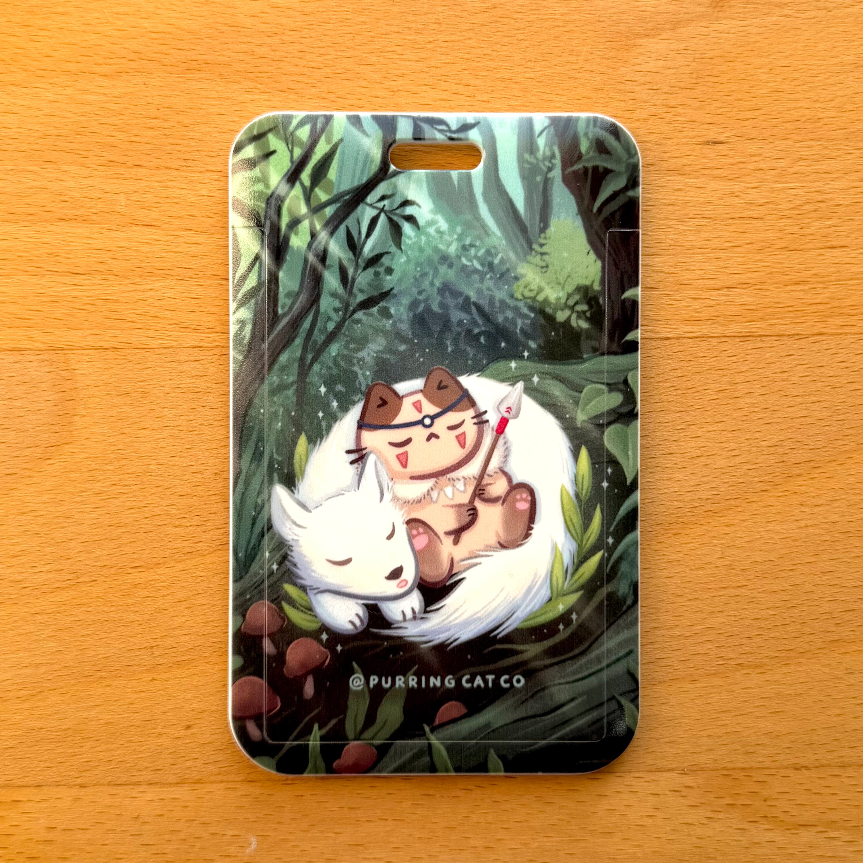 Princess Meownonoke Card Case – Purring Cat Co