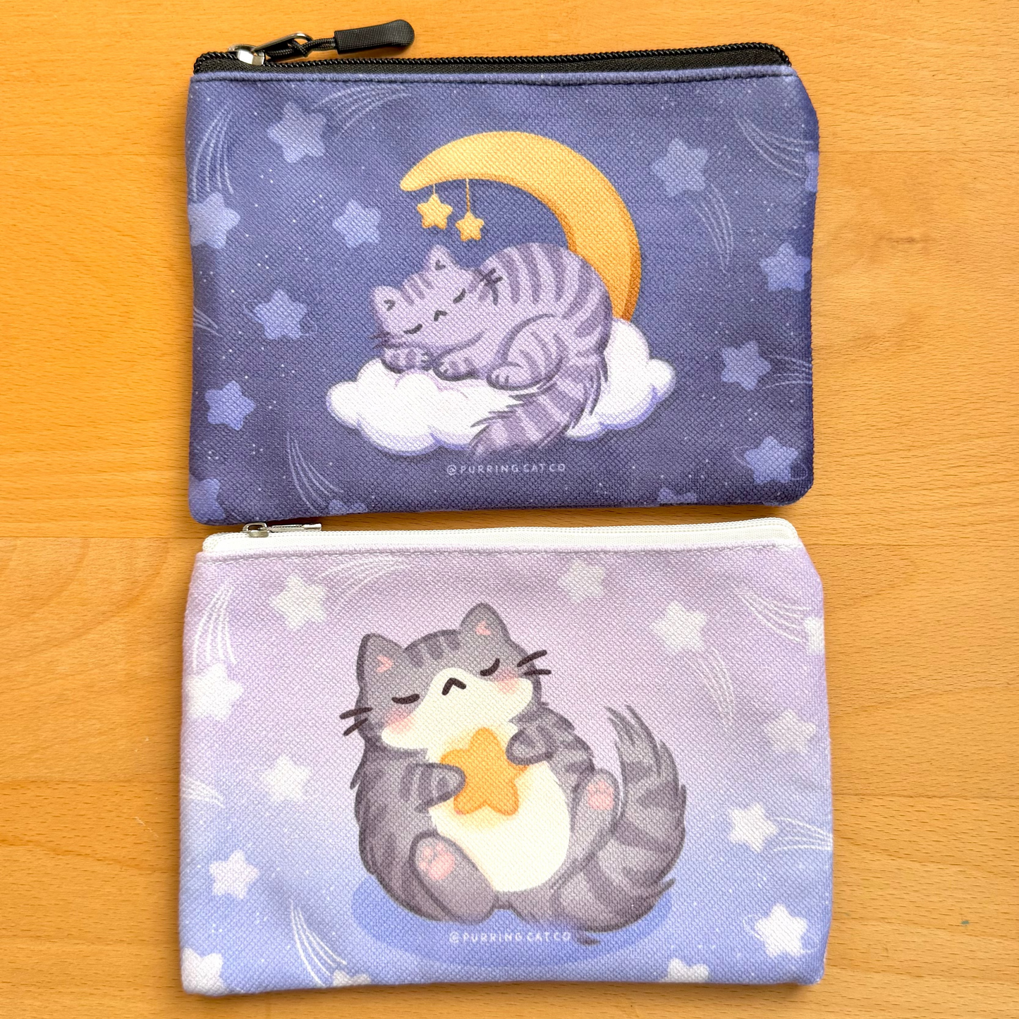 Flat Pouches (Celestial Cats)