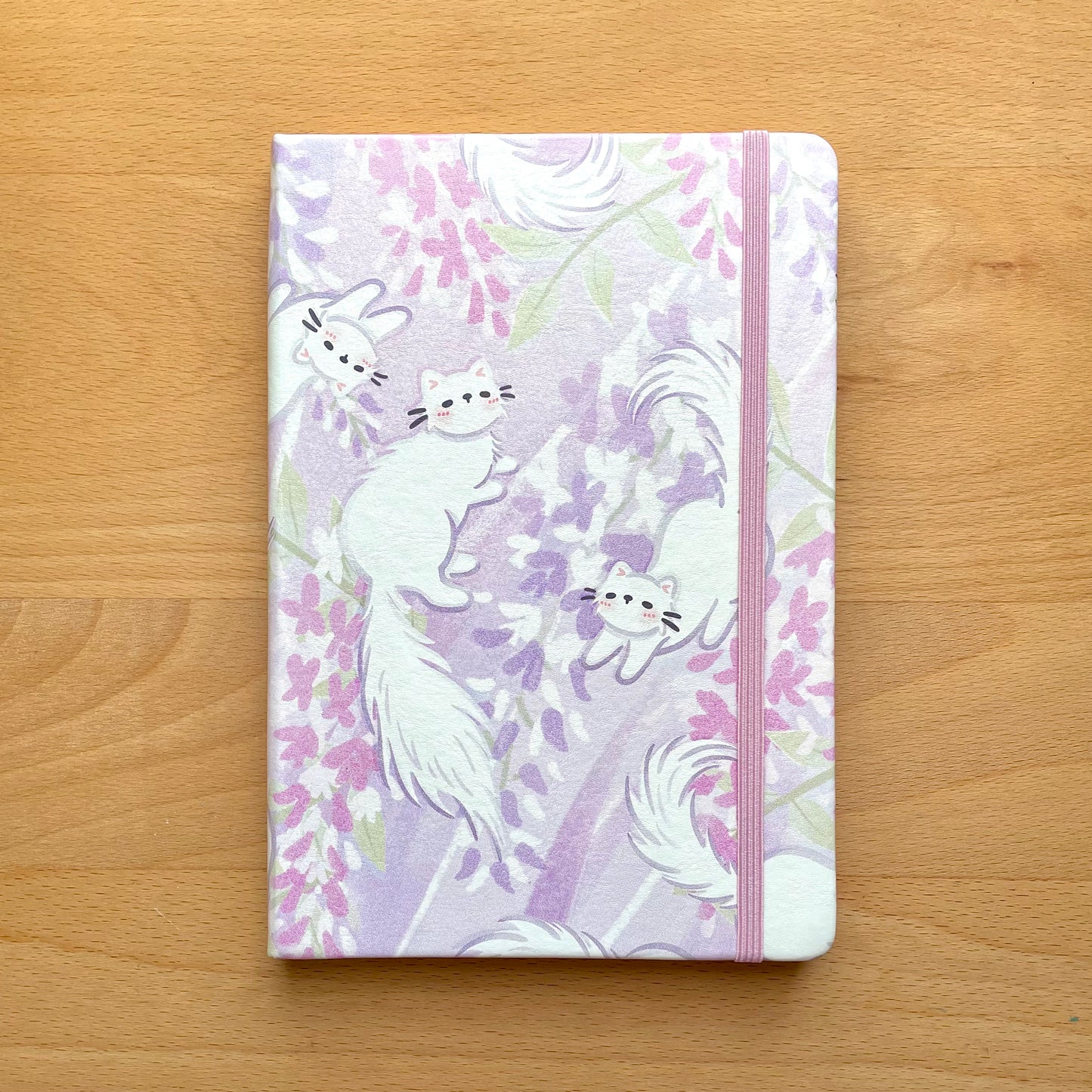 A5 Hardcover Journal - Wisteria Blooms