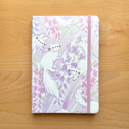 A5 Hardcover Journal - Wisteria Blooms