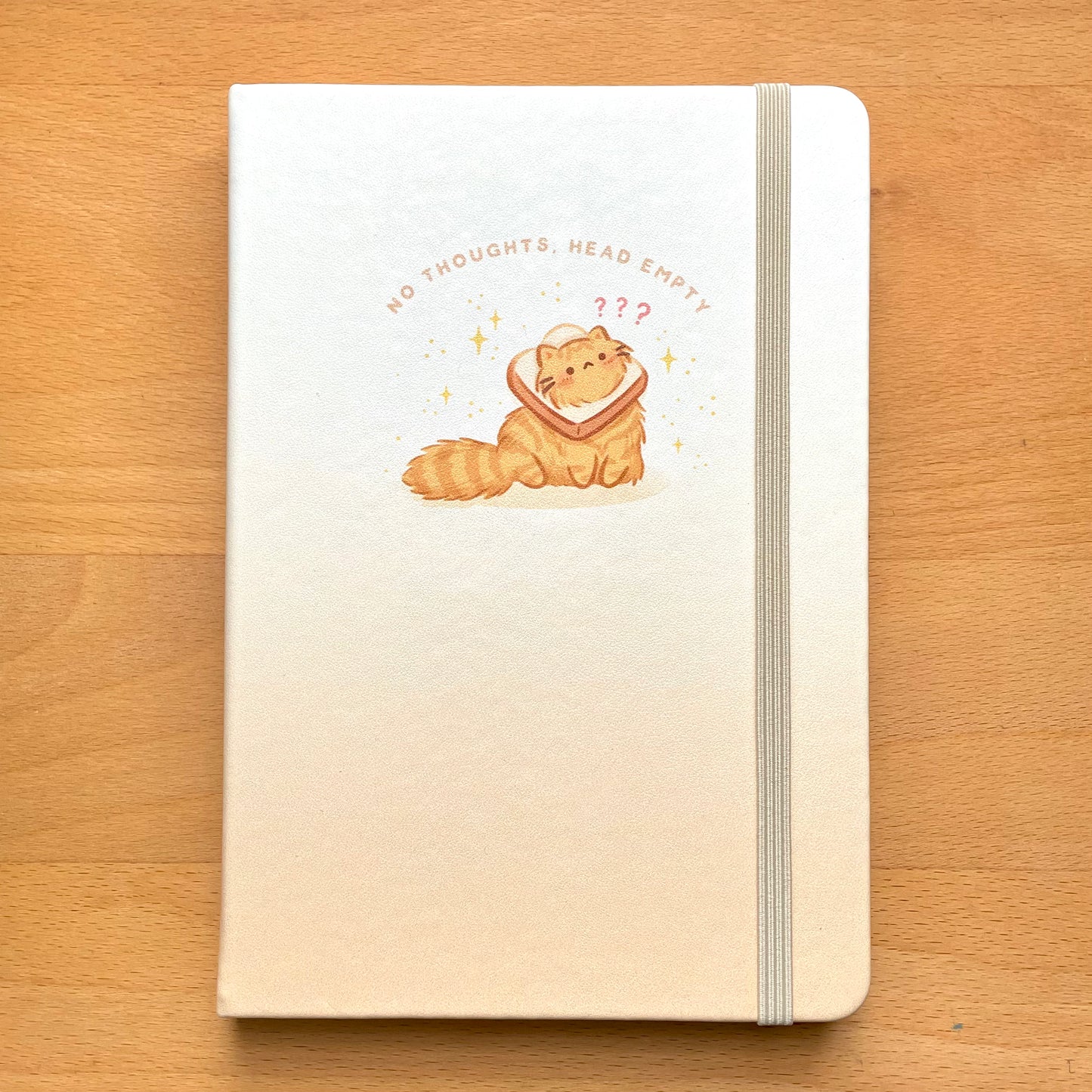 A5 Lined Hardcover Journal - Ginger Bread Cat