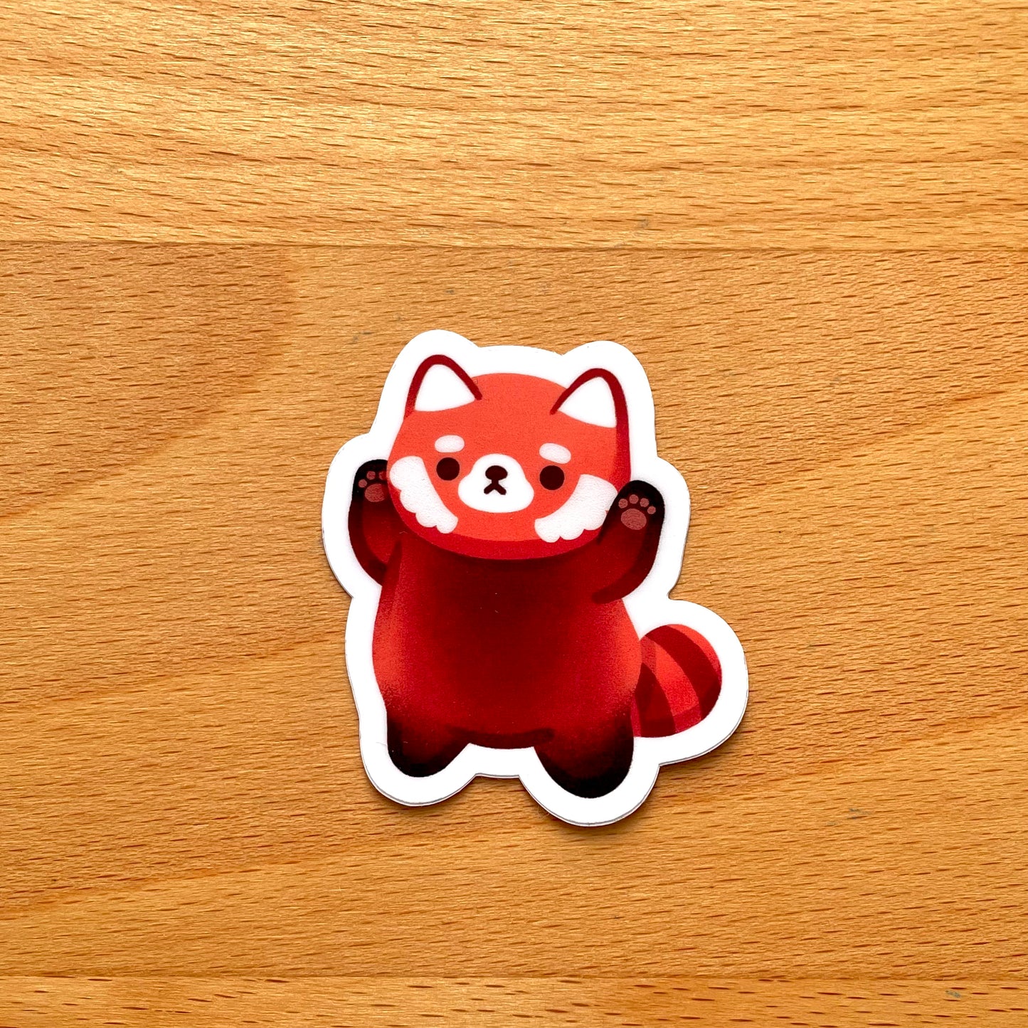 Standing Red Panda Sticker