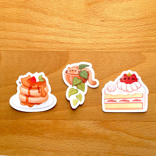 Cozy Cafe Themed Stickers