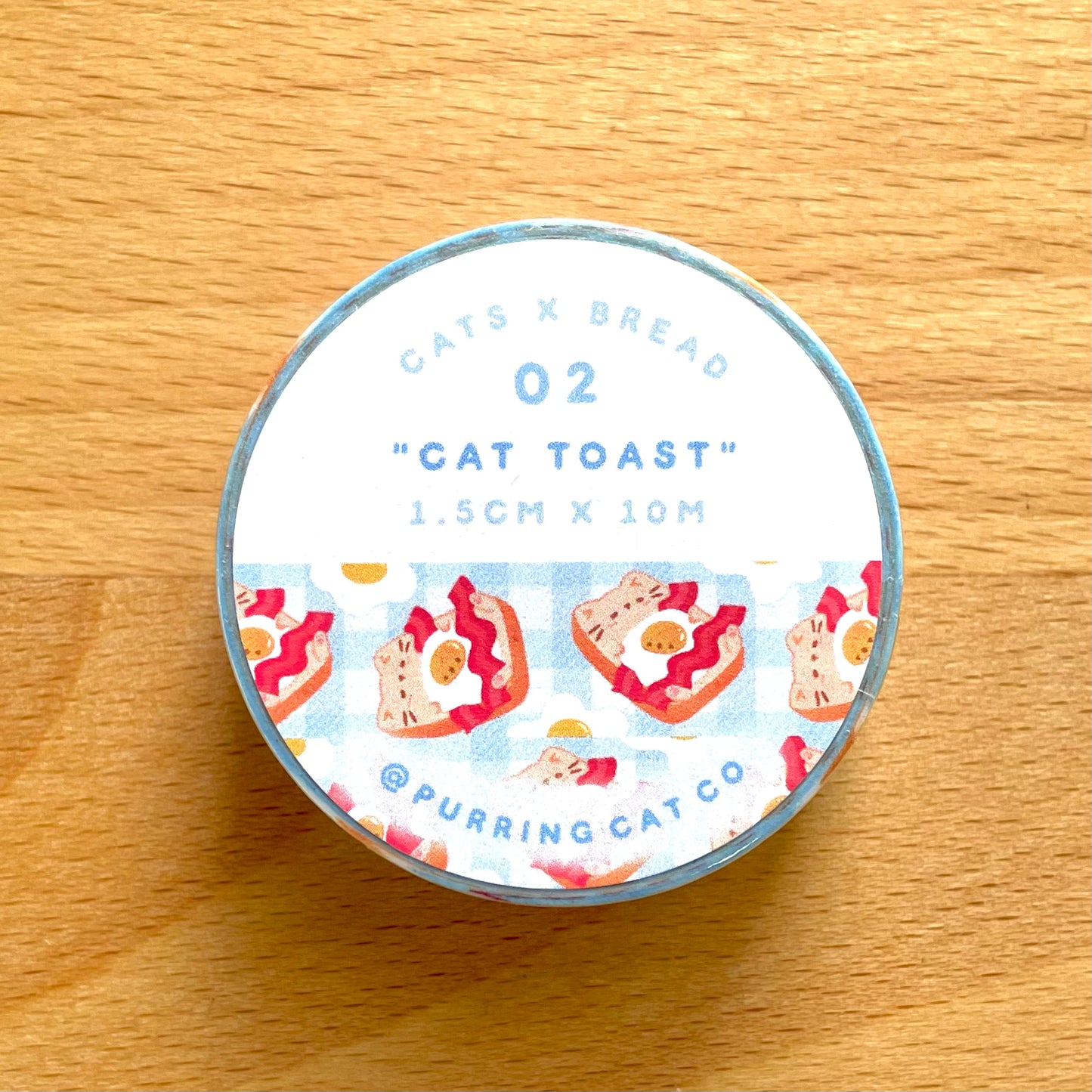 Cat Toast Washi Tape