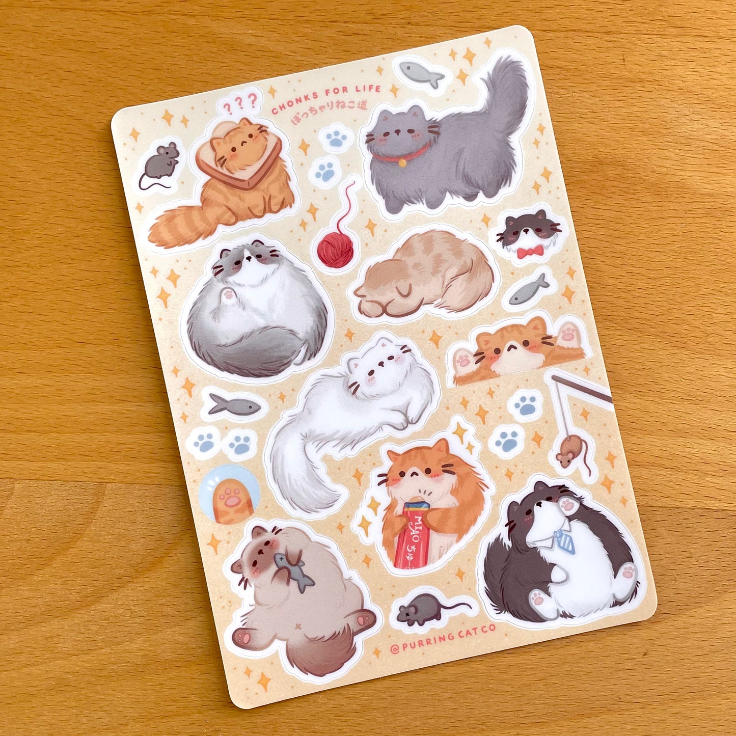 Chonks for Life Sticker Sheet