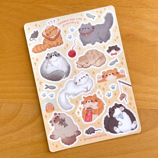 Chonks for Life Sticker Sheet