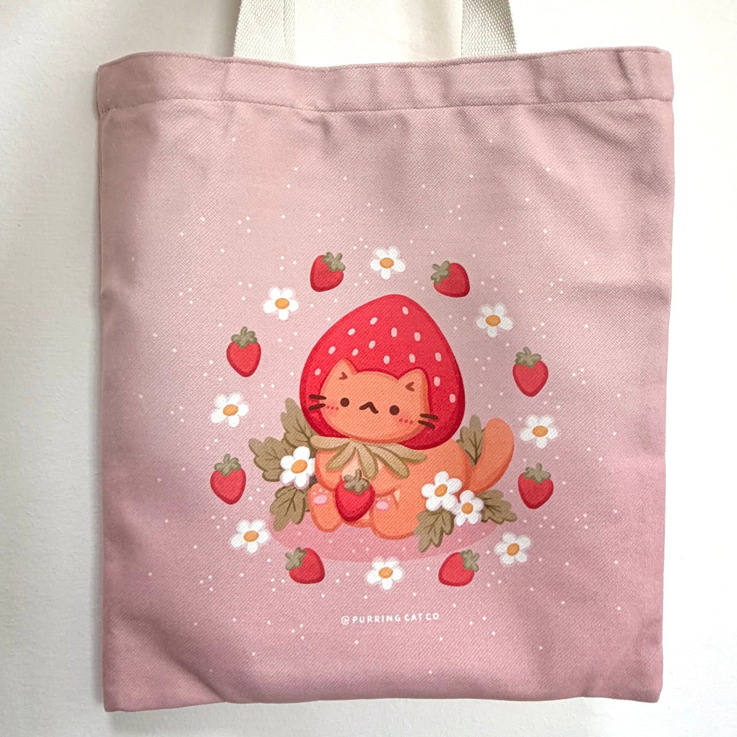 Strawpurry Tote Bag
