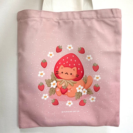 Strawpurry Tote Bag