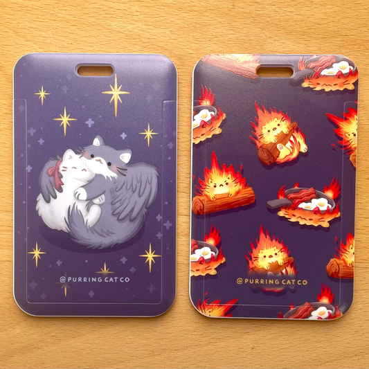 Meowl's Moving Castle Card Cases