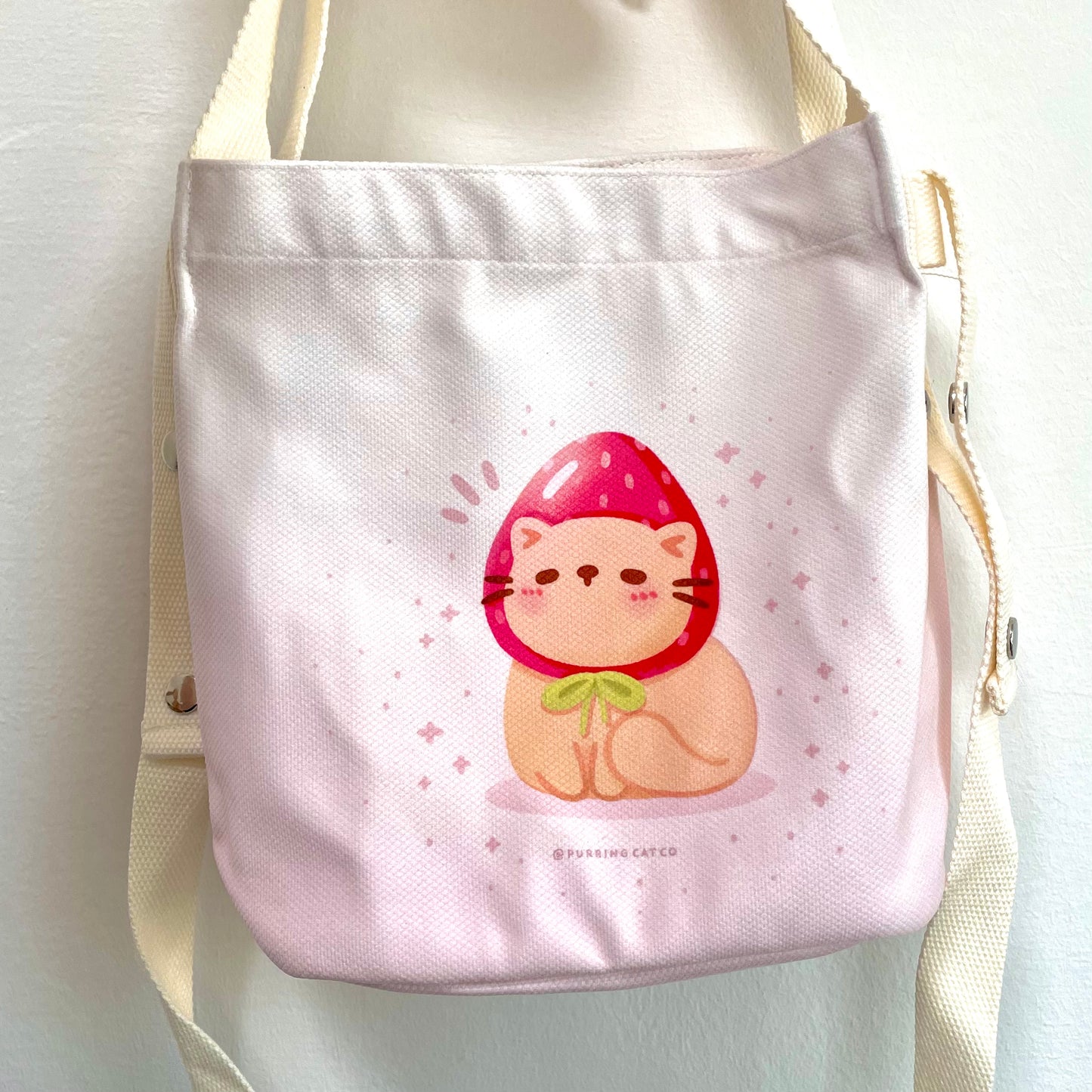 Strawberry Cat Sling Bag