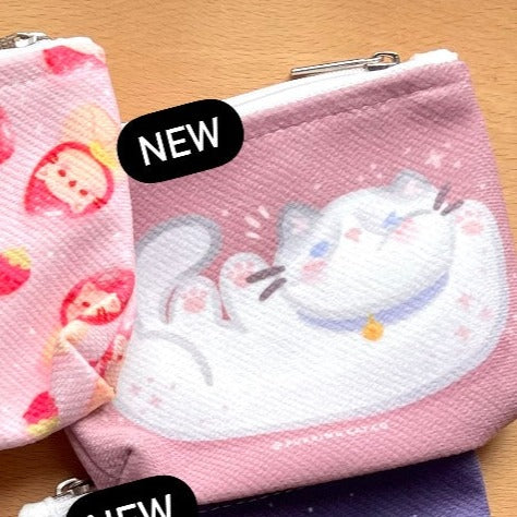 Coin Pouches III (Winking cats)