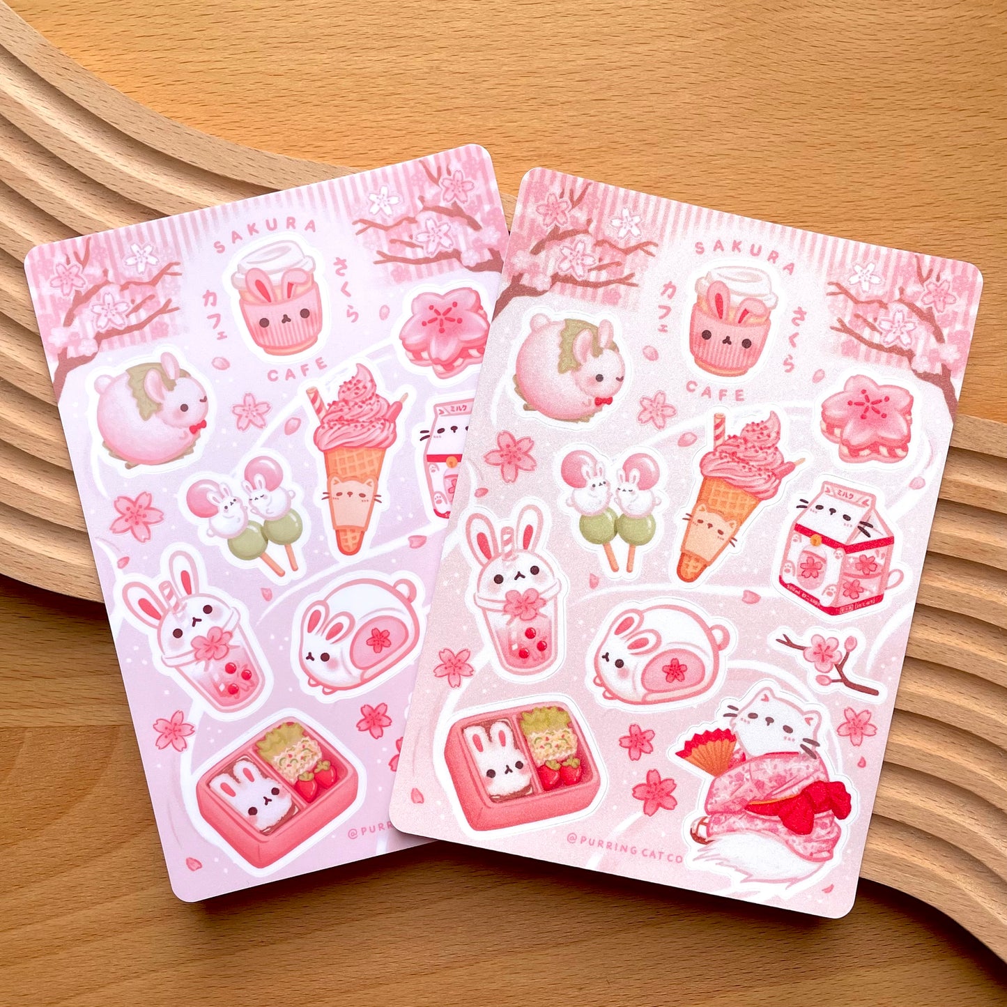 Sakura Cafe Sticker Sheet