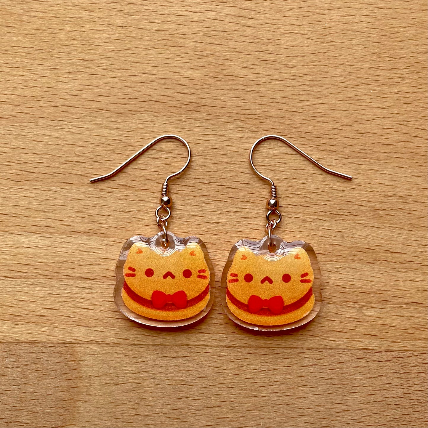 Carameow Macaron Acrylic Earrings