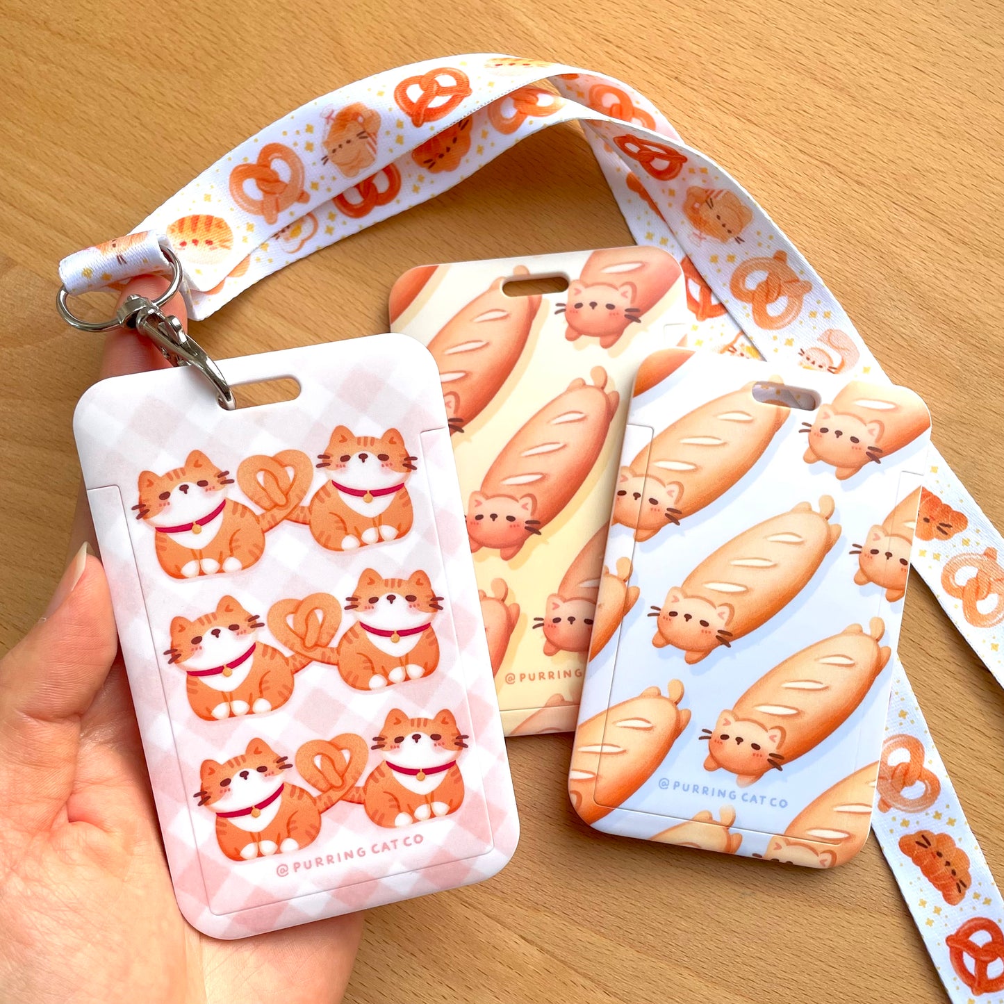 Card Cases IV (Chonky Cat Bakery Themed)