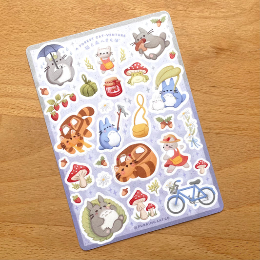 TotoroCat Sticker Sheet