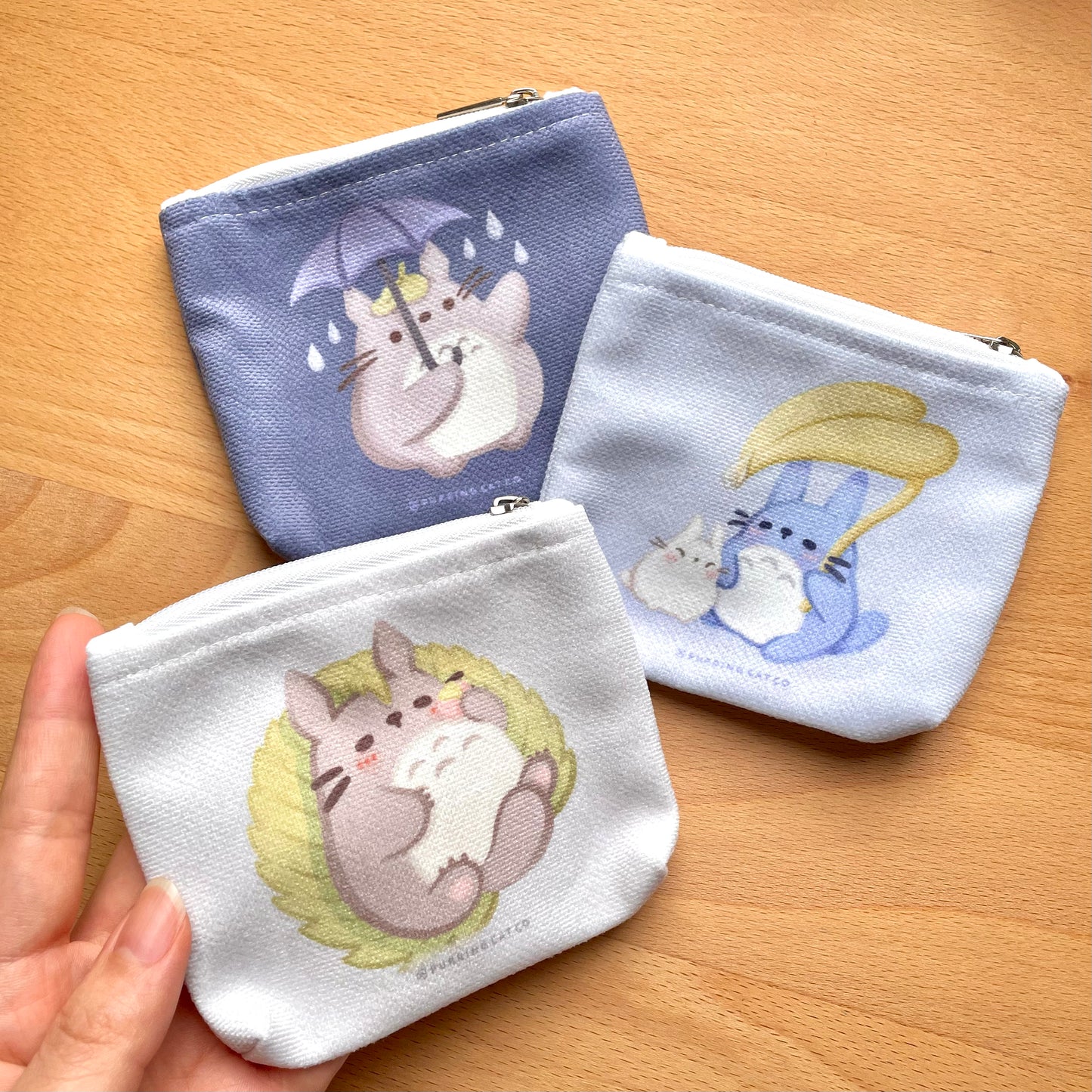 Coin Pouches VII (TotoroCats)