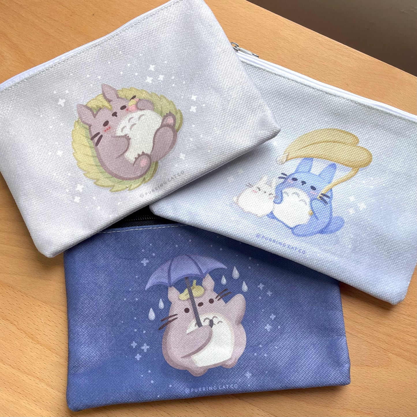 Flat Pouches (TotoroCats)