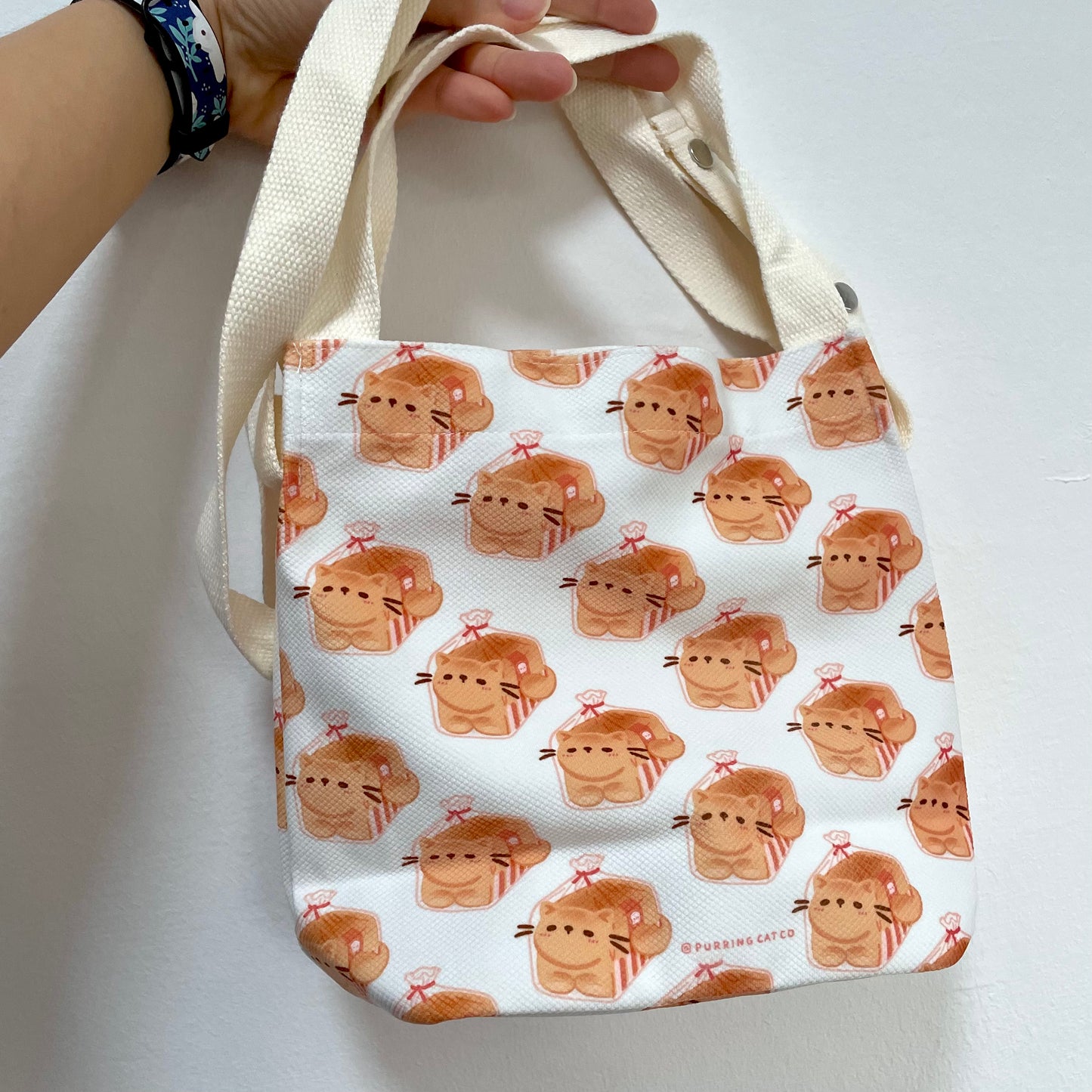 Cat Loaf Multi Print Sling Bag