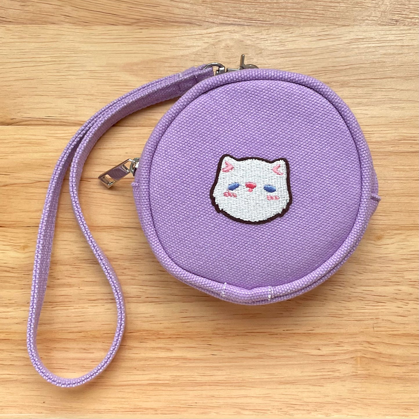 Round Cat Face Pouch