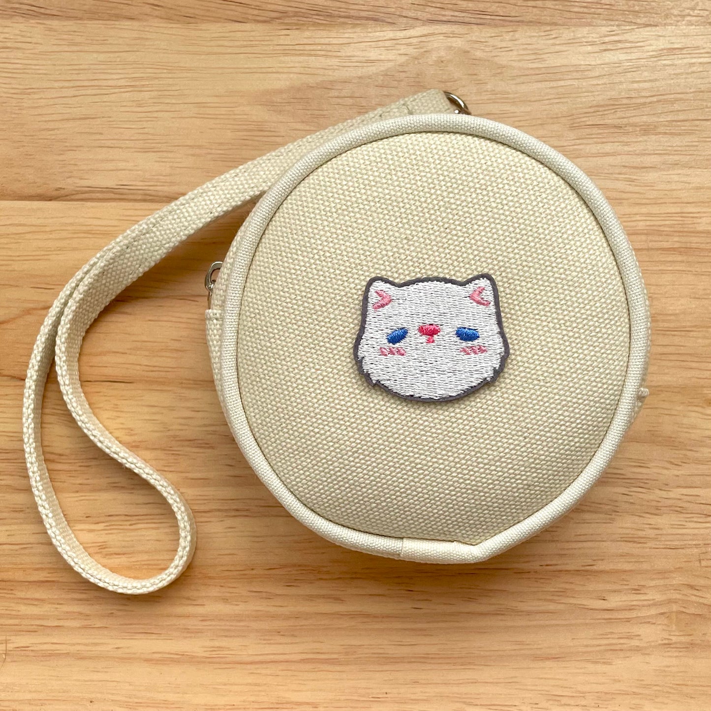 Round Cat Face Pouch