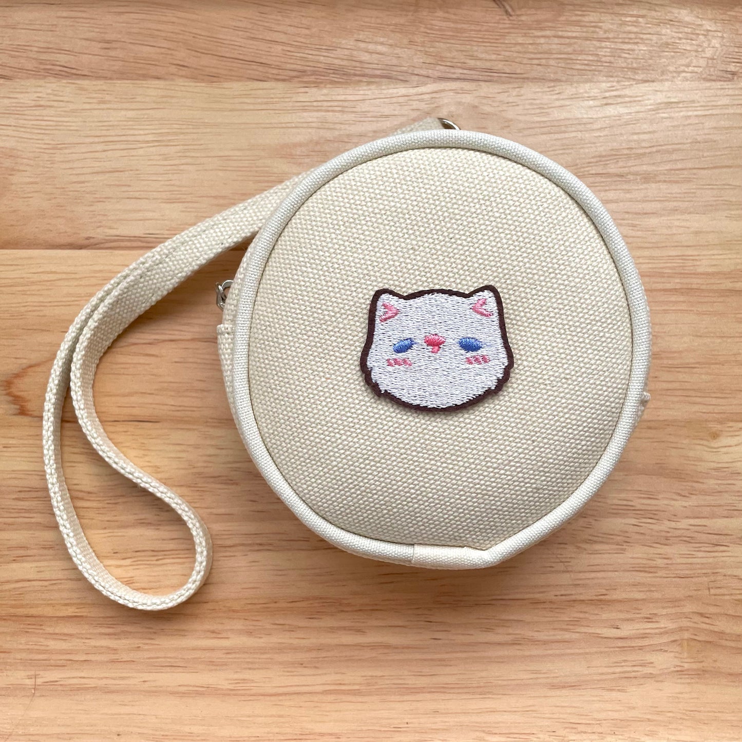 Round Cat Face Pouch