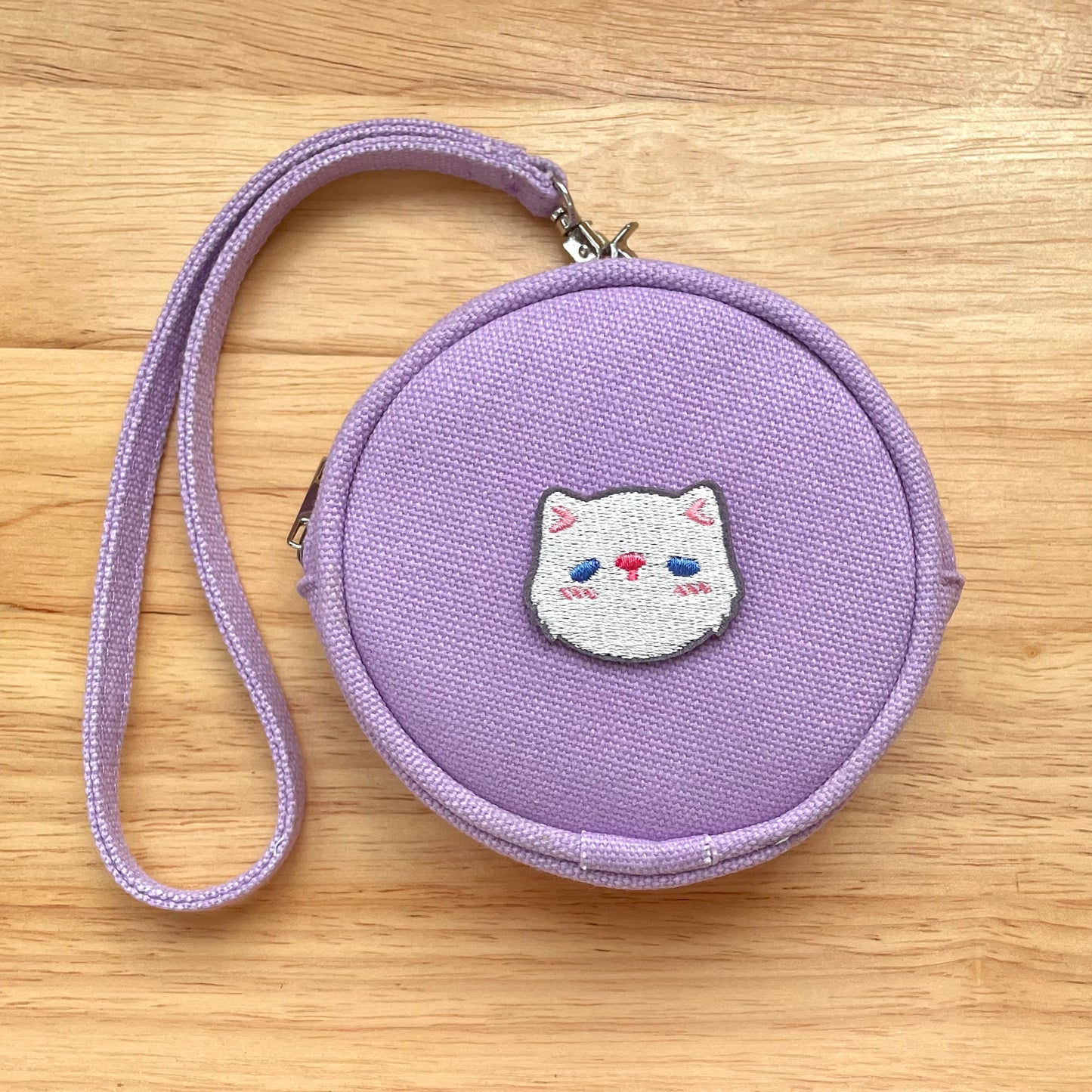 Round Cat Face Pouch