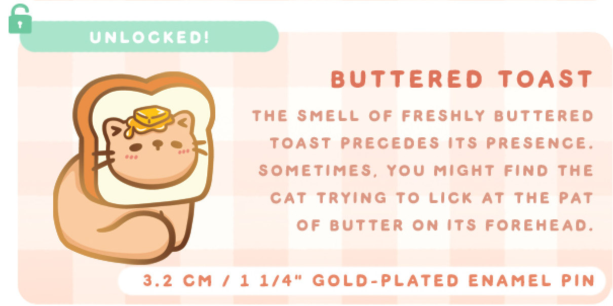 Chonky Cat Bakery Enamel Pins