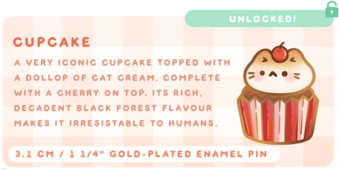 Chonky Cat Bakery Enamel Pins