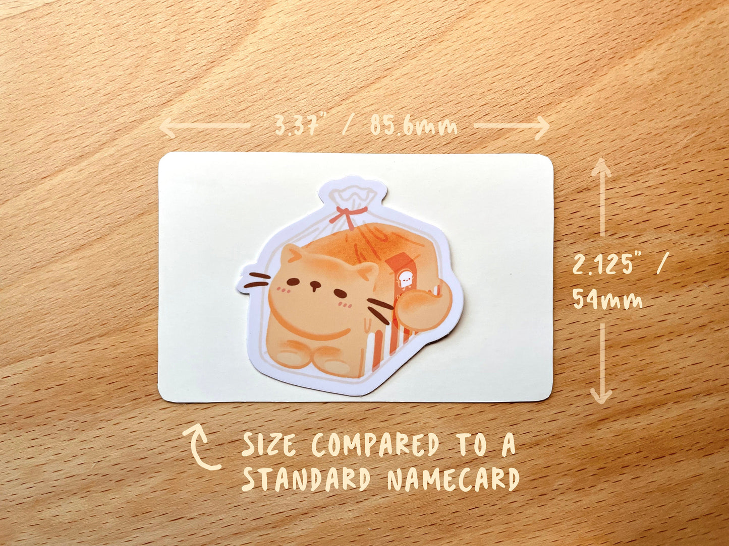 Cute Cat Loaf Sticker